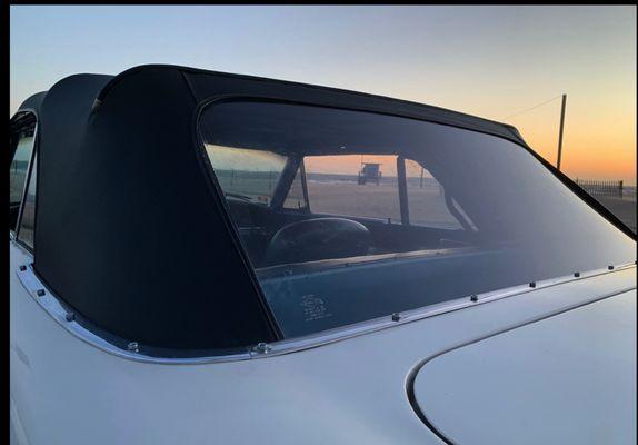 Vinyl rear window replaced