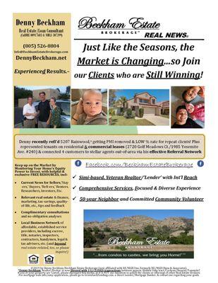 Beckham's R.E.A.L. Newsletter Showcasing Some of our Refi, Purchase, Lease and Relo Successes, all by God's Goodness, Mercy & Grace!