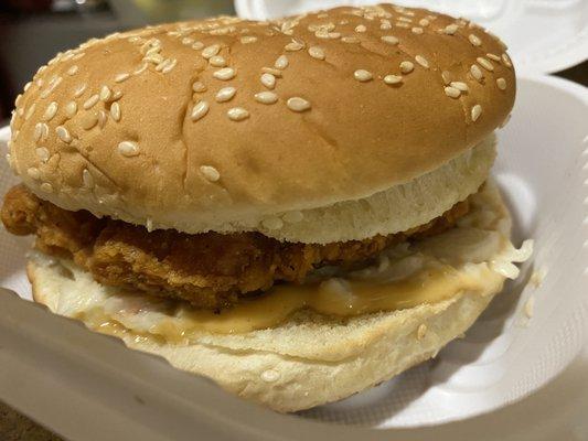 Nashville Hot Fried Chicken Sandwich