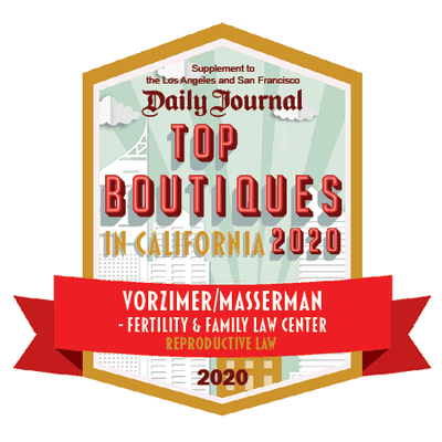 Vorzimer Masserman was awarded "Top Boutiques in California" in 2020 in Reproductive Law by the Daily Journal!