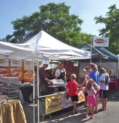 Kringlela Booth at Farmers Market