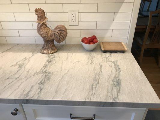 Quartzite installation