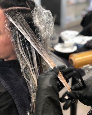 Balayage Technique