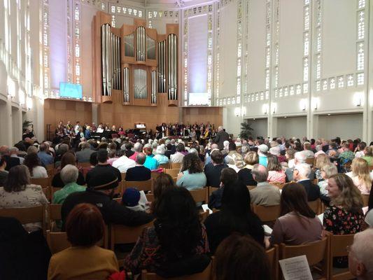 Church Congregation during Mass