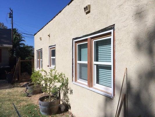 window replacement/dry rot repair/stucco patch