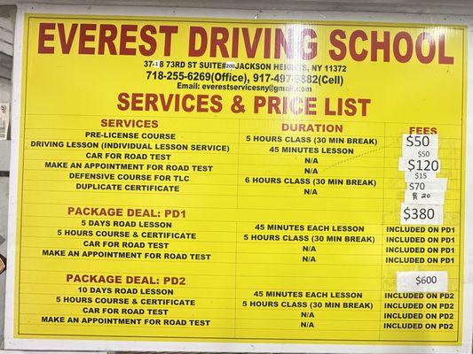 Everest Driving School