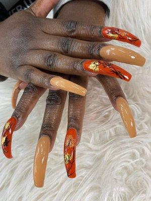 Leaf nails