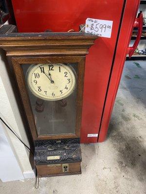 Old fashioned time clock! Swoon!!!