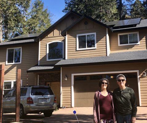 House with SEG installed solar panels.