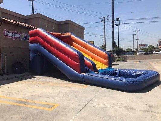 Water slides for this great weather  Summer is coming up...