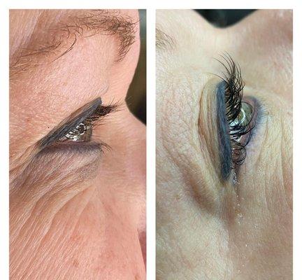 Before & After, Lash Extensions