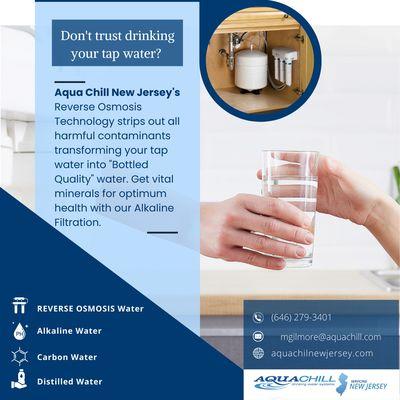 Tired of recycling a never-ending supply of water bottles each week? 

Let Aqua Chill New Jersey be your solution!