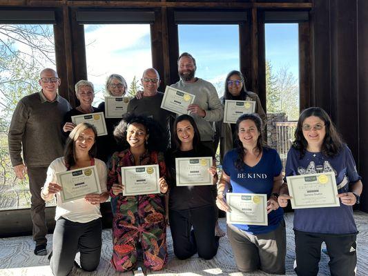 Newly Certified Breathwork Trainers and Leaders