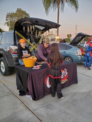 Raising Canes Restaurant joined us this year for the Trunk or Treat 2019