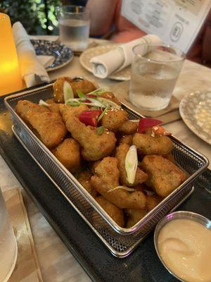 Spicy fried cauliflower