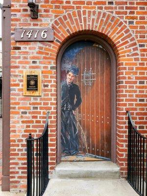 Historic studio was founded by actor Charlie Chaplin in 1917 with his signature in the cement below.