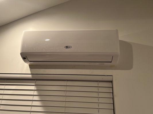 Mini split A/C from inside