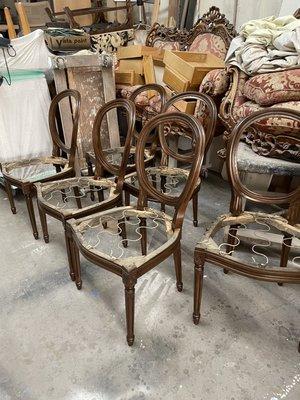 Refinished chairs