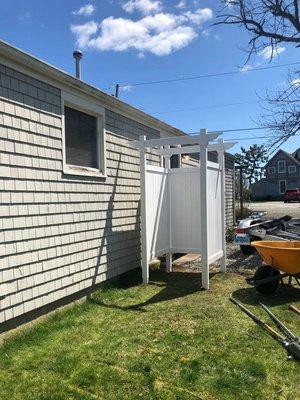 Outdoor Shower Install