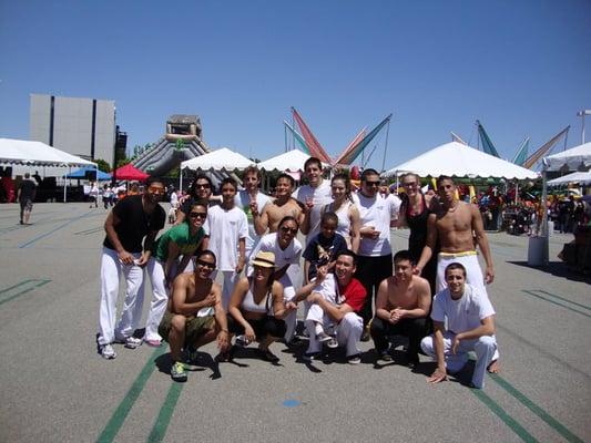 Capoeira Batuque Irvine at PCRF marathon