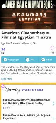 Goldstar has Discount Tickets for American Cinematheque @ The Egyptian Theater in Hollywood