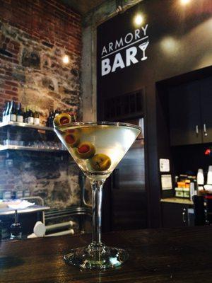 Martini at The Armory Bar.