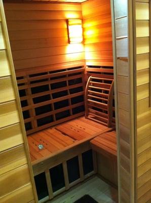 Our Detox: Try our infrared sauna before or after a treatment.  infrared helps detoxify the body and relax your muscles and mind