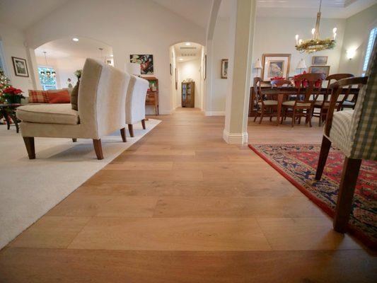 European Oak hardwood is a durable flooring option that is sure to last a lifetime.