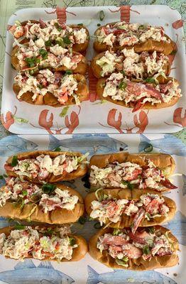 Homemade lobster rolls