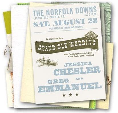 We can print letterpress wedding invitations from your digital files or create a custom ensemble for you.