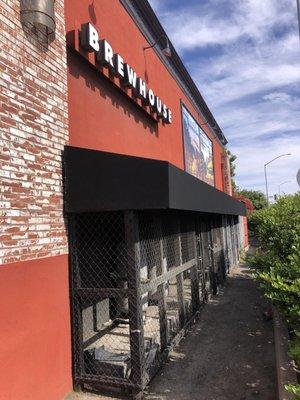 Fabric awning replacement to BJ's in West Covina