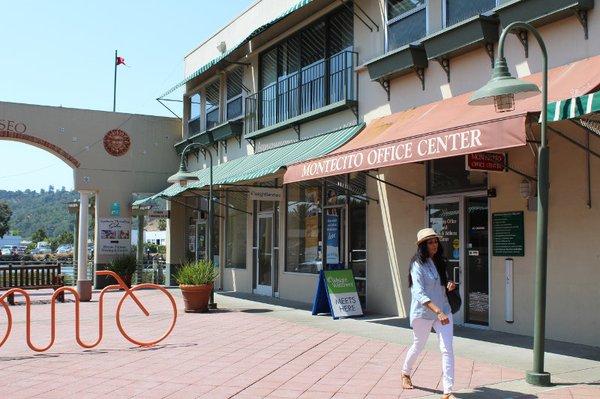 Entrance to the Office Center, with GMA Marin offices