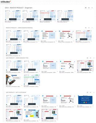 Graphic User Interface design for Tracxpoint AI Shopping carts - tracxpoint.com