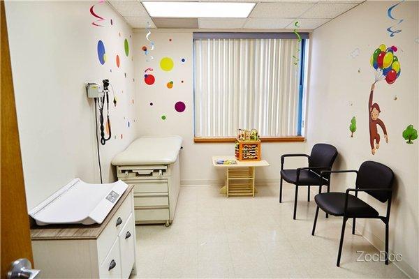 She's got two rooms for meeting with patients. Always nice and clean!