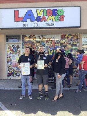 Grand Opening of our client LA VIDEO GAMES in Sherman Oaks