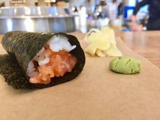 Salmon roll.