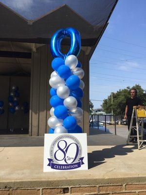 Balloons jobs Done by First Impressions Party Supply