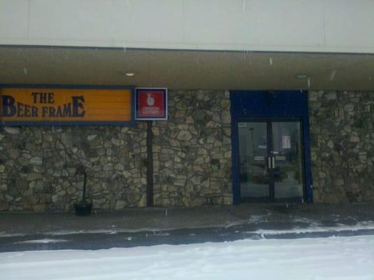 Front door. Left is the bar and right is the alley entrance.