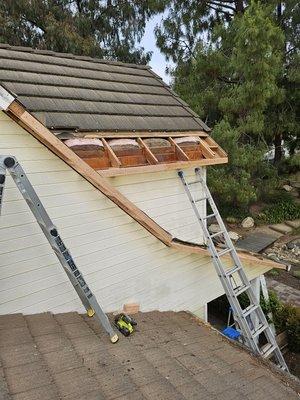 Dryrott, trip, fascia complete replacement in Fallbrook