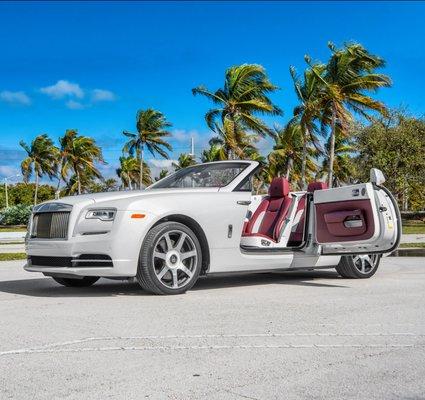 Time to put the top down. The  new Rolls Royce Dawn