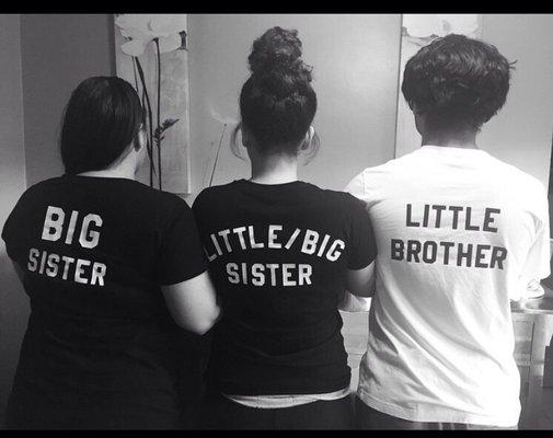 T-shirts for Sibling Day