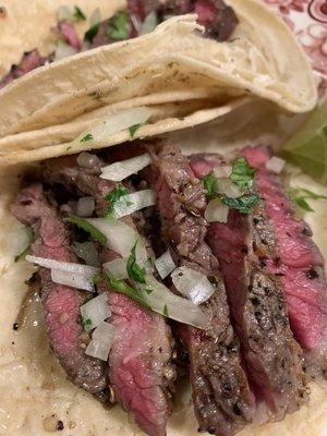 Steak tacos