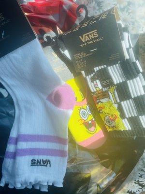 A sweet team member recommended some new socks & my son loved the Sponge Bob collab they just released