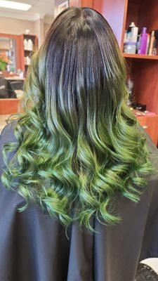 Green Balayage