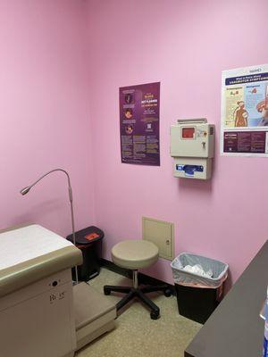 Patient treatment room