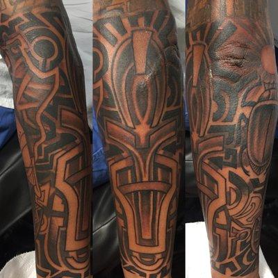 Maze Werk tribal tattoo by Lord Yatta Arte