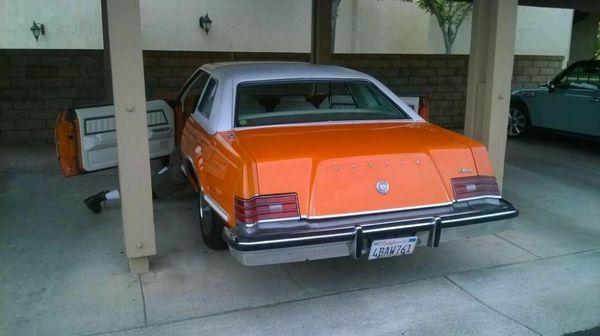 Vinyl top on a Mercury cougar