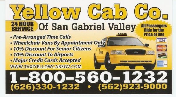 Yellow Cab of San Gabriel Valley