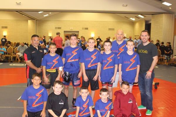 Team picture from the Cape Cod National Duals in 2015. Awesome weekend of wrestling!