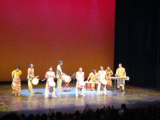 amazing African drummers and dancers